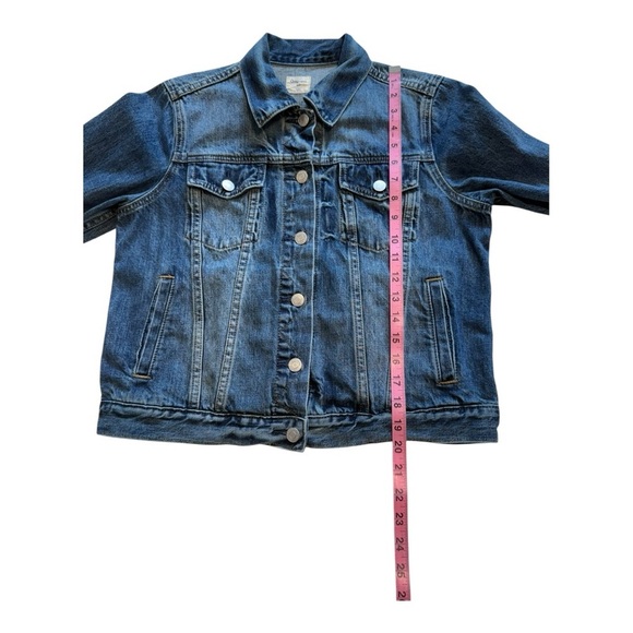 GAP - Medium Wash Denim Jacket - Size Petite Medium - Picture 8 of 11